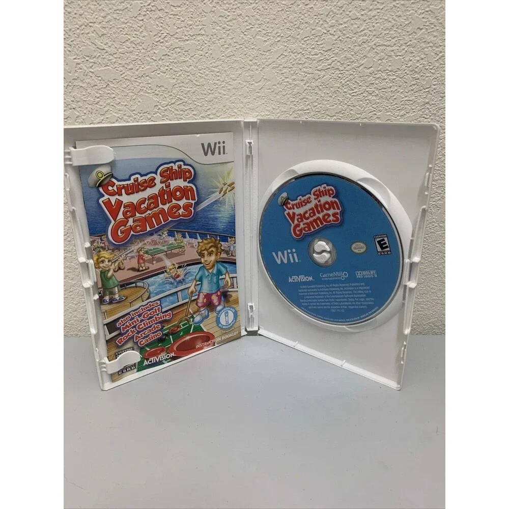 Cruise Ship Vacation Games (Wii) (2009) Complete- Tested